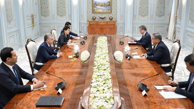 박진 외교부장관, 우즈베키스탄 대통령 예방 (6.1)