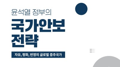 · 국가안보실, ‘윤석열 정부의 국가안보전략’ 발간