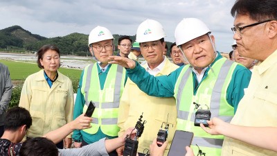 이상민 행정안전부 장관,즉시 직무복귀 후 수해 현장 점검