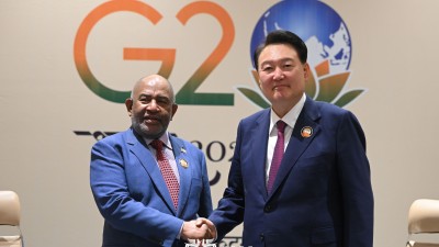 윤석열 대통령, G20 정상회의 계기 코모로 대통령과 정상회담 개최